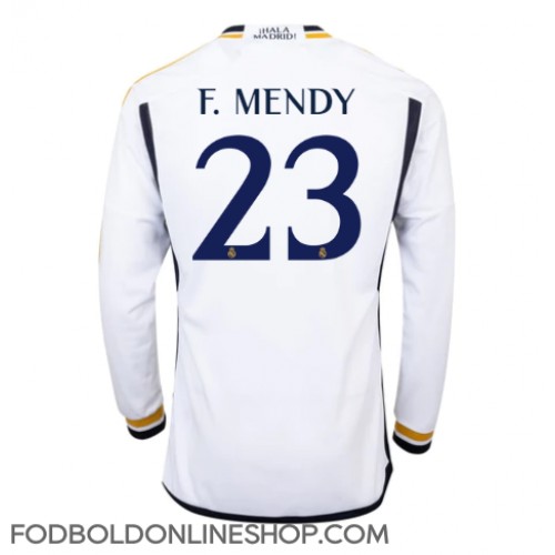 Real Madrid Ferland Mendy #23 Hjemmebanetrøje 2023-24 Langærmet